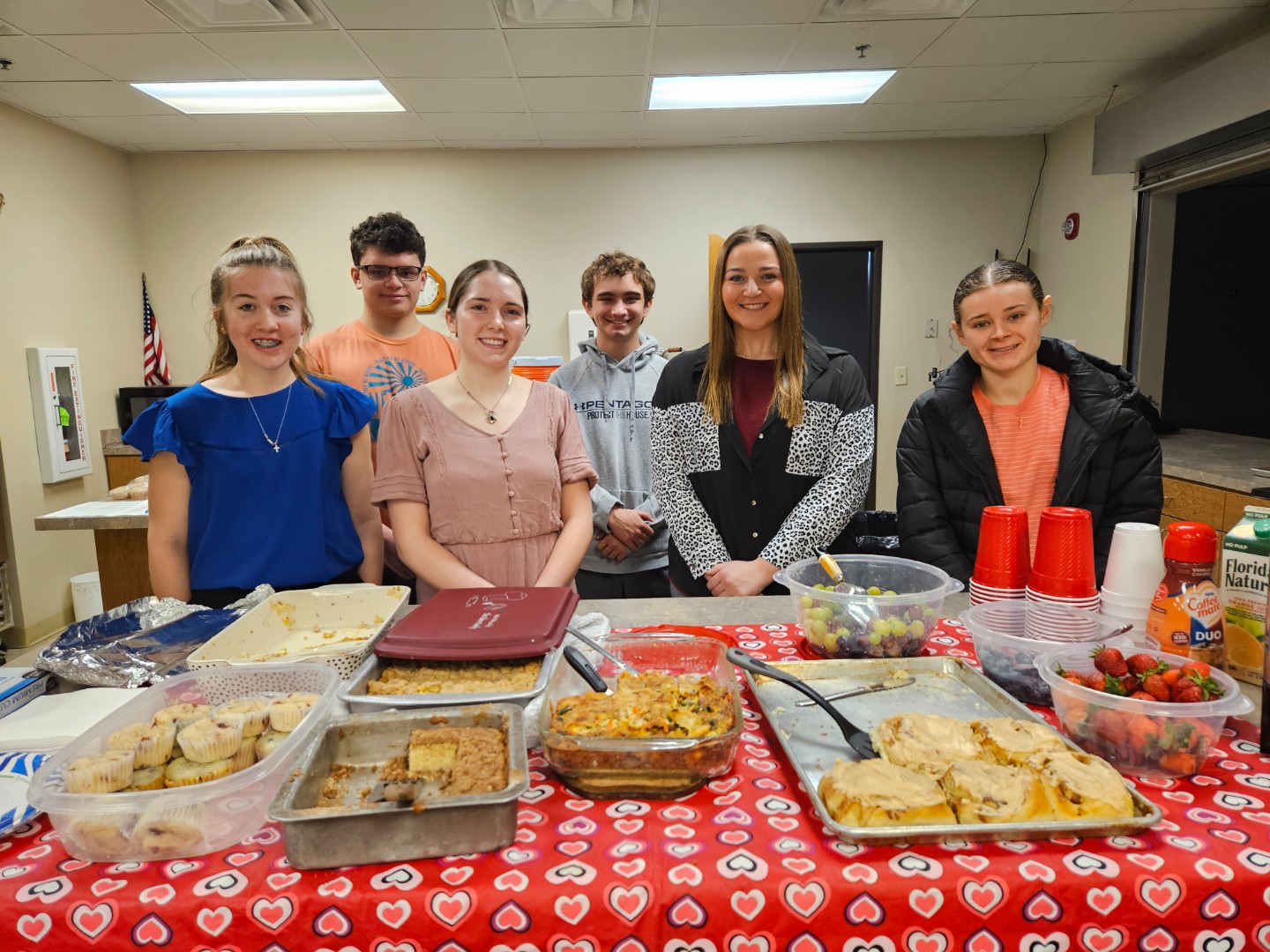 FBLA Officers at the Breakdfast